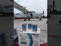 Il primo utilizzatore del motore PT6 di AeroShell Turbine Oil 560 per il cambio di olio con successo