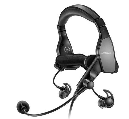 Equipaggiamento di supporto a terra per aeromobili certificato FAA TSO Bose Proflight Serie 2 Piolt Headset