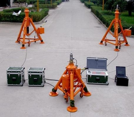 Equipaggiamento di supporto a terra per l'aereo di misurazione del centro di peso e della gravità